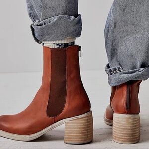 Free People Essential Chelsea Boots Whiskey Sz Eu/38-8